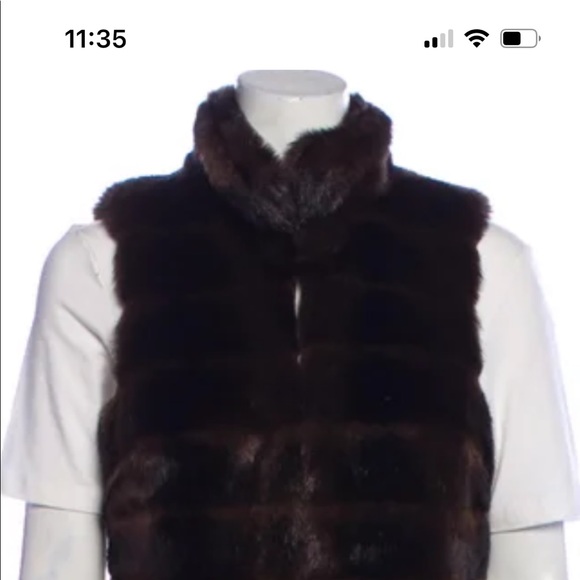 MICHAEL KORS FAUX FUR VEST NWOT LARGE - Picture 13 of 16